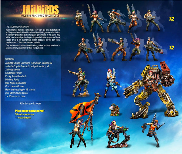 Jailbirds Pack d'Armée RECON Force (JB)