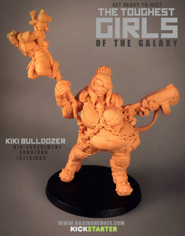 Kiki Bulldozer, Bio-Experiment Survivor (JB)