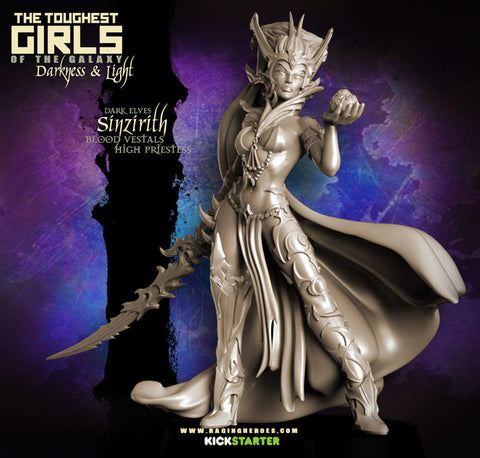 Sinzirith, Grande Prêtresse des Vestales de Sang (DE - F/SF)