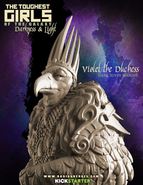 Violet (Mascotte des Elfes Noirs - F/SF)