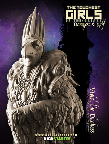 Violet (Mascotte des Elfes Noirs - F/SF)